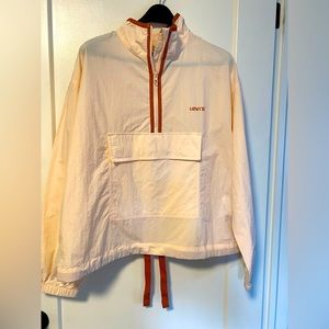 Lightly worn, Levi’s pullover.